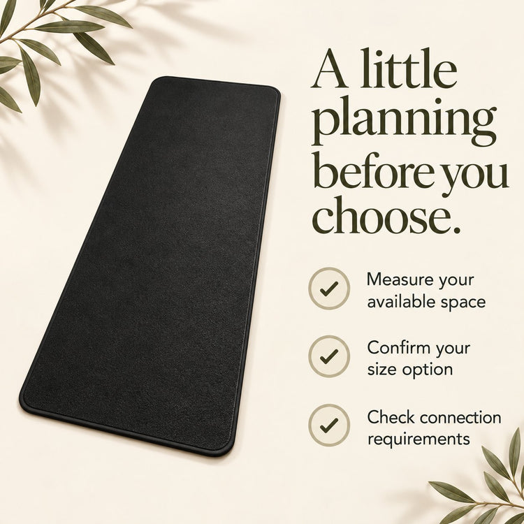thehushroot™ Grounding Mat — Before choosing your mat