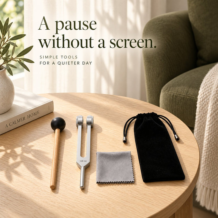 thehushroot™ 128 Hz Tuning Fork Set — A moment away from a screen