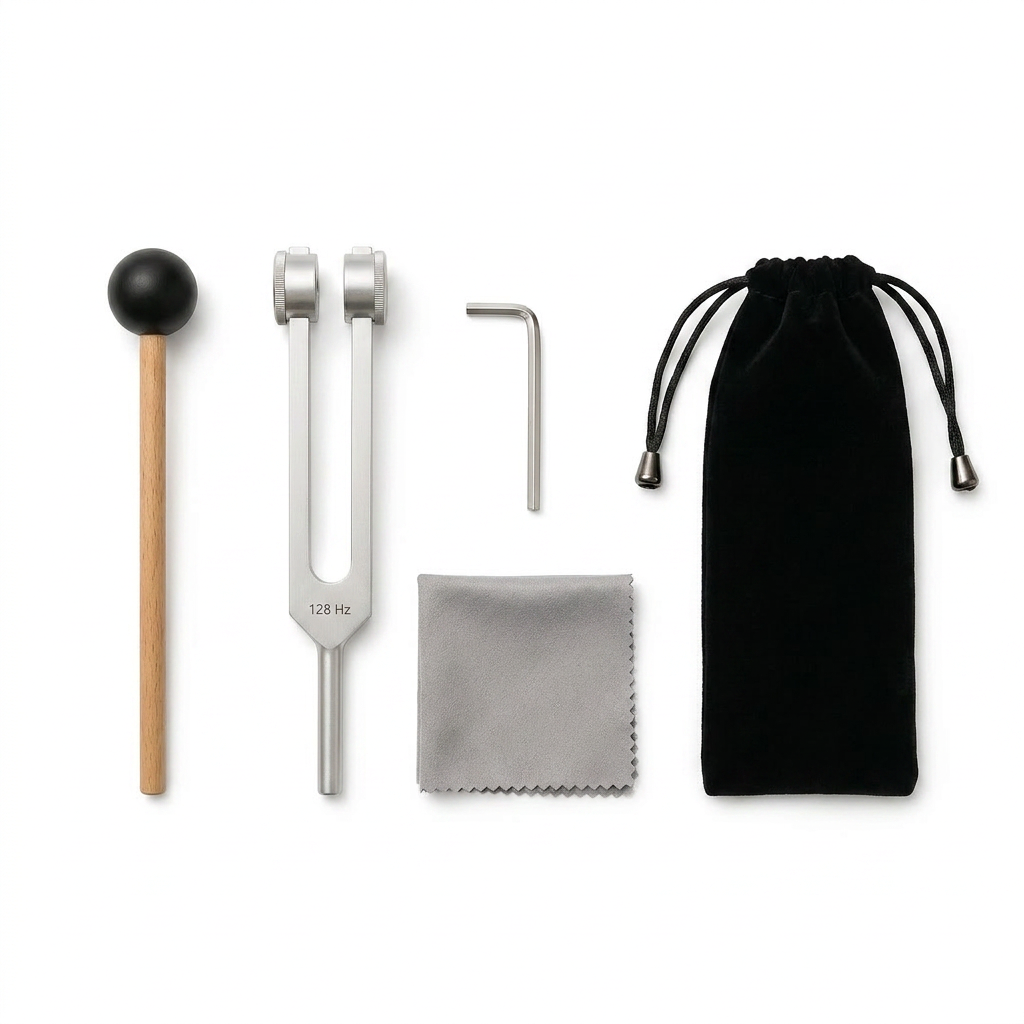 thehushroot™ 128 Hz Tuning Fork Set