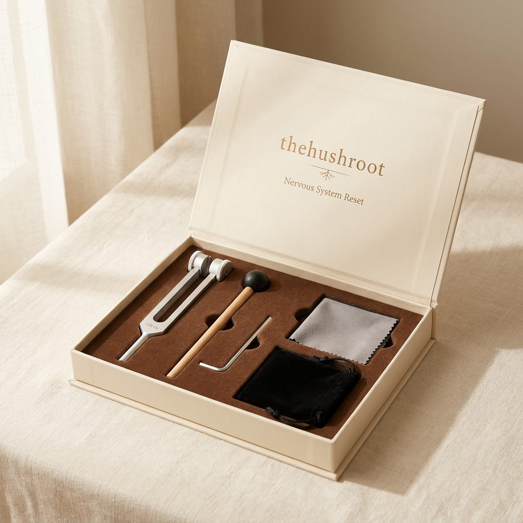 thehushroot™ 128 Hz Tuning Fork Set