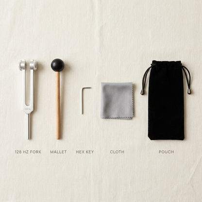 thehushroot™ 128 Hz Tuning Fork Set