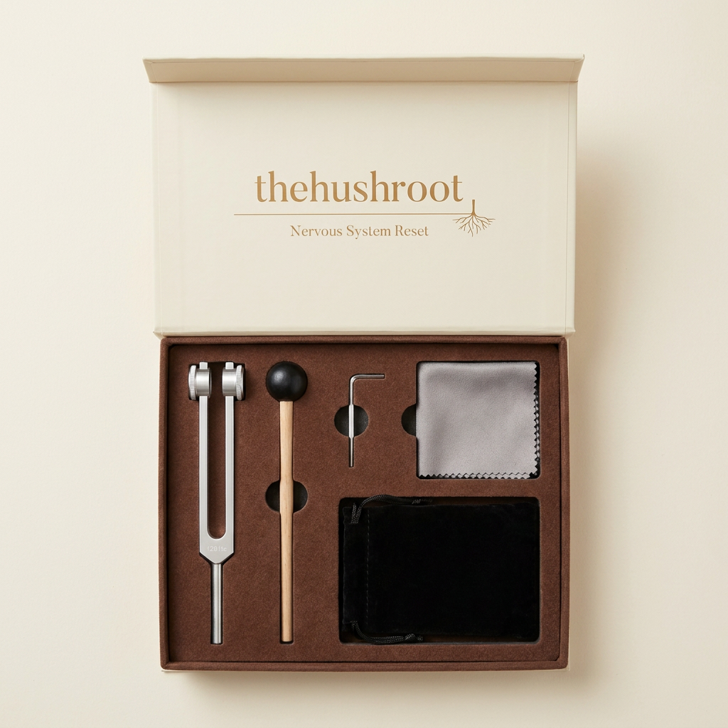 thehushroot™ 128 Hz Tuning Fork Set