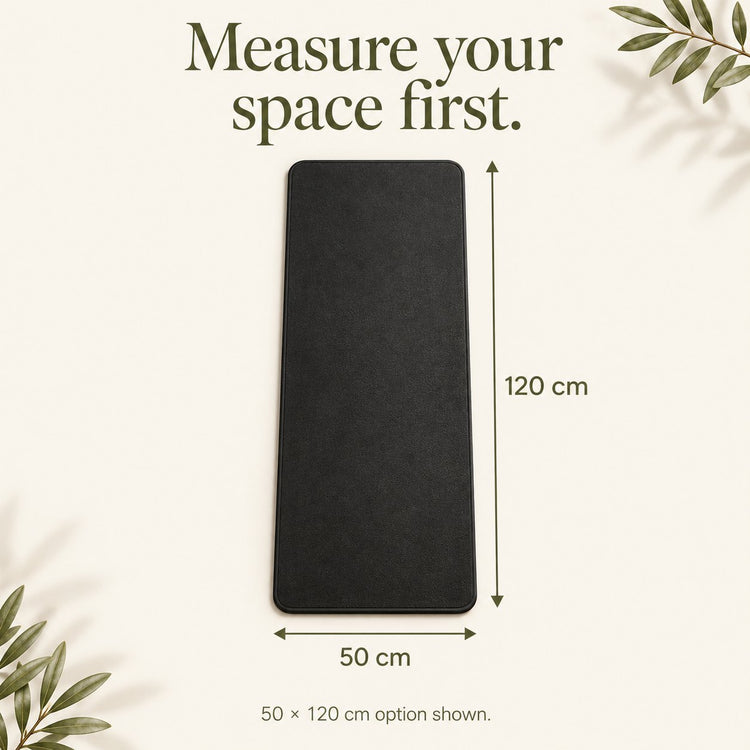 thehushroot™ Grounding Mat — 50 × 120 cm dimensions